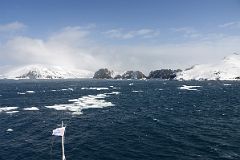 02A Sailing Toward The Neptunes Bellows Narrow Opening To Deception Island On Quark Expeditions Antarctica Cruise Ship